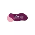 Etiquette NOVAE ( violet ) 7.5x4.2cm Boites à gâteaux